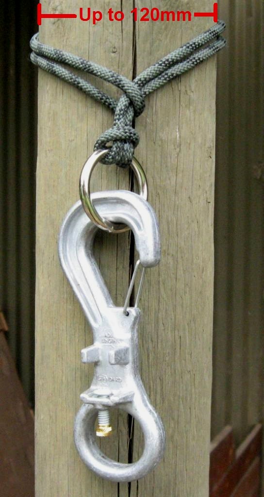 Smart Tie Tether Ring 20in use for horses garage ropes and tack barn 