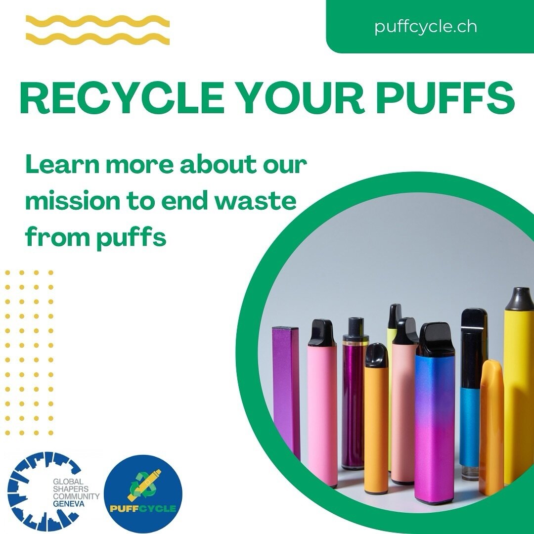 Our goal is to raise awareness about the harmful environmental impact of puff littering and urge people to take action to properly recycle them. 🌍 

Bring your puffs and let us recycle them for you! ♻️
Date: 16th March
Location: Place du Molard, Gen