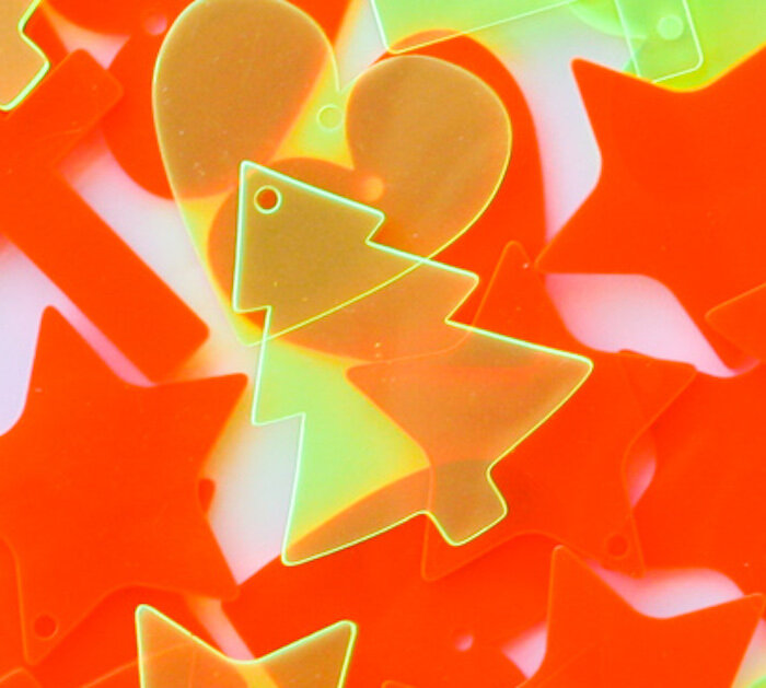 Neon Christmas Tree Decoration