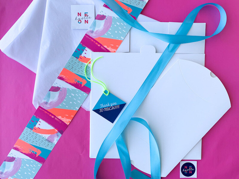 Stack gift wrapping kit