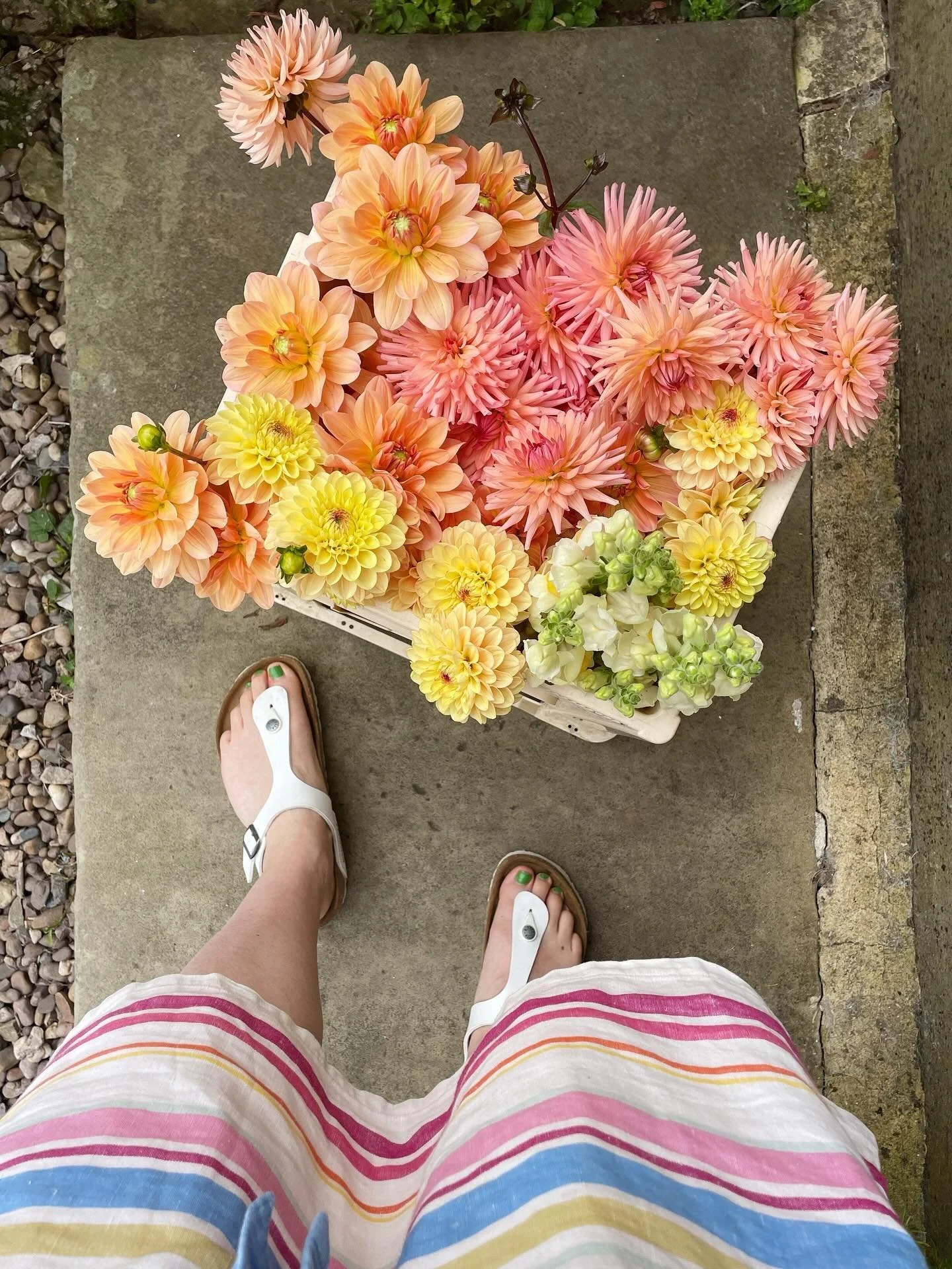 C O L O U R - hands up if you wish we were back in the summer? I&rsquo;m seriously missing blue skies and the vibrancy of British grown blooms.
The Flowers Inside My Head style is all about beautiful colour schemes for creatives who don&rsquo;t want 