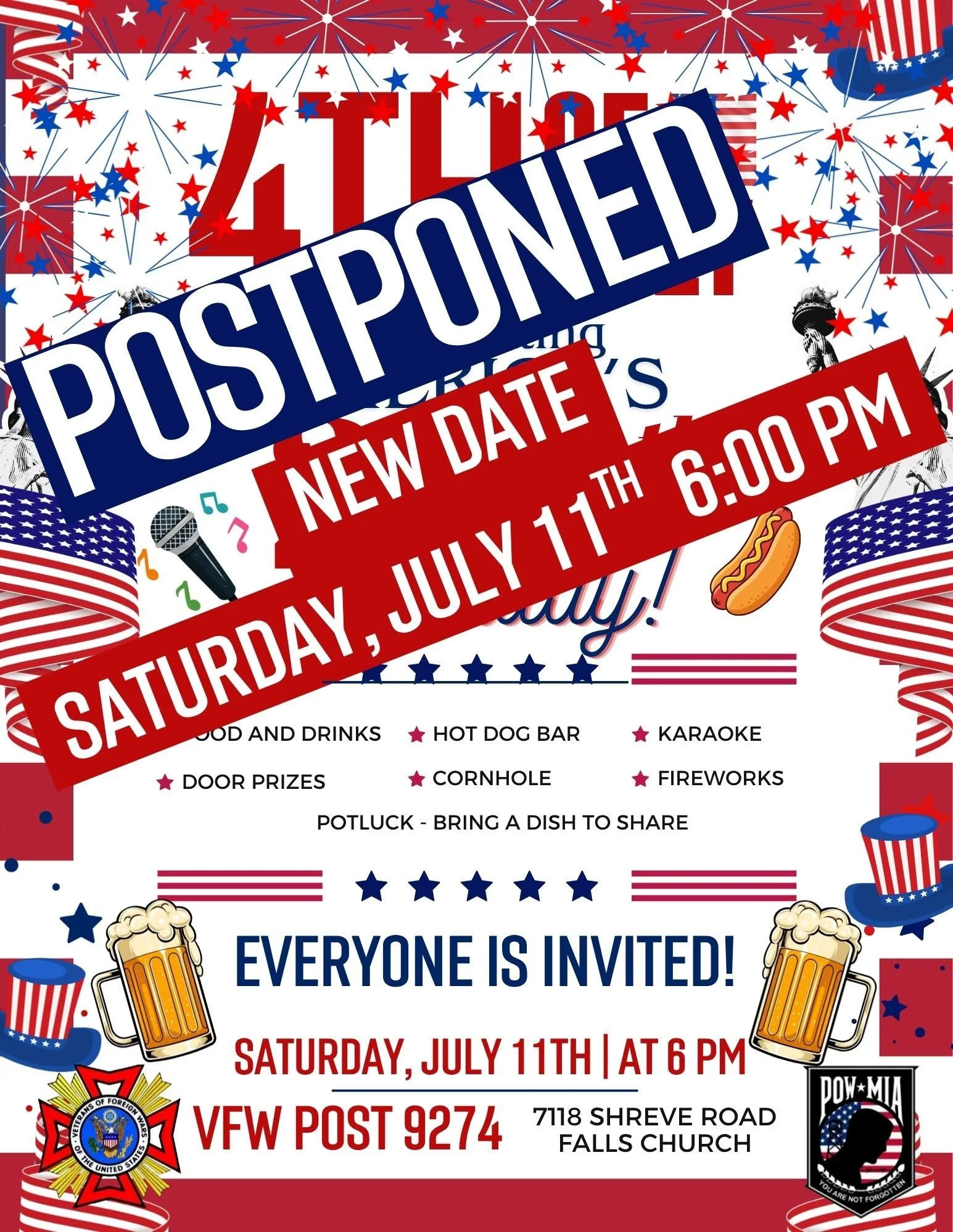**POSTPONED** July 4th Open House