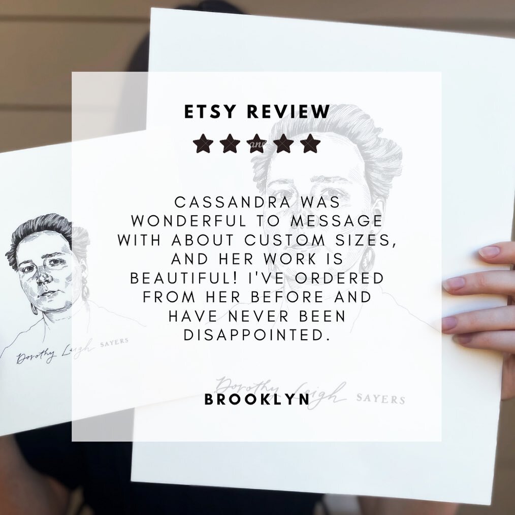 Did you know that my portraits are a bestseller on my shop, and I can pretty much work with you on getting things enlarged or printed as small as you would like? I have access to a great drop-shipping source, can use in-house printing, or work with a