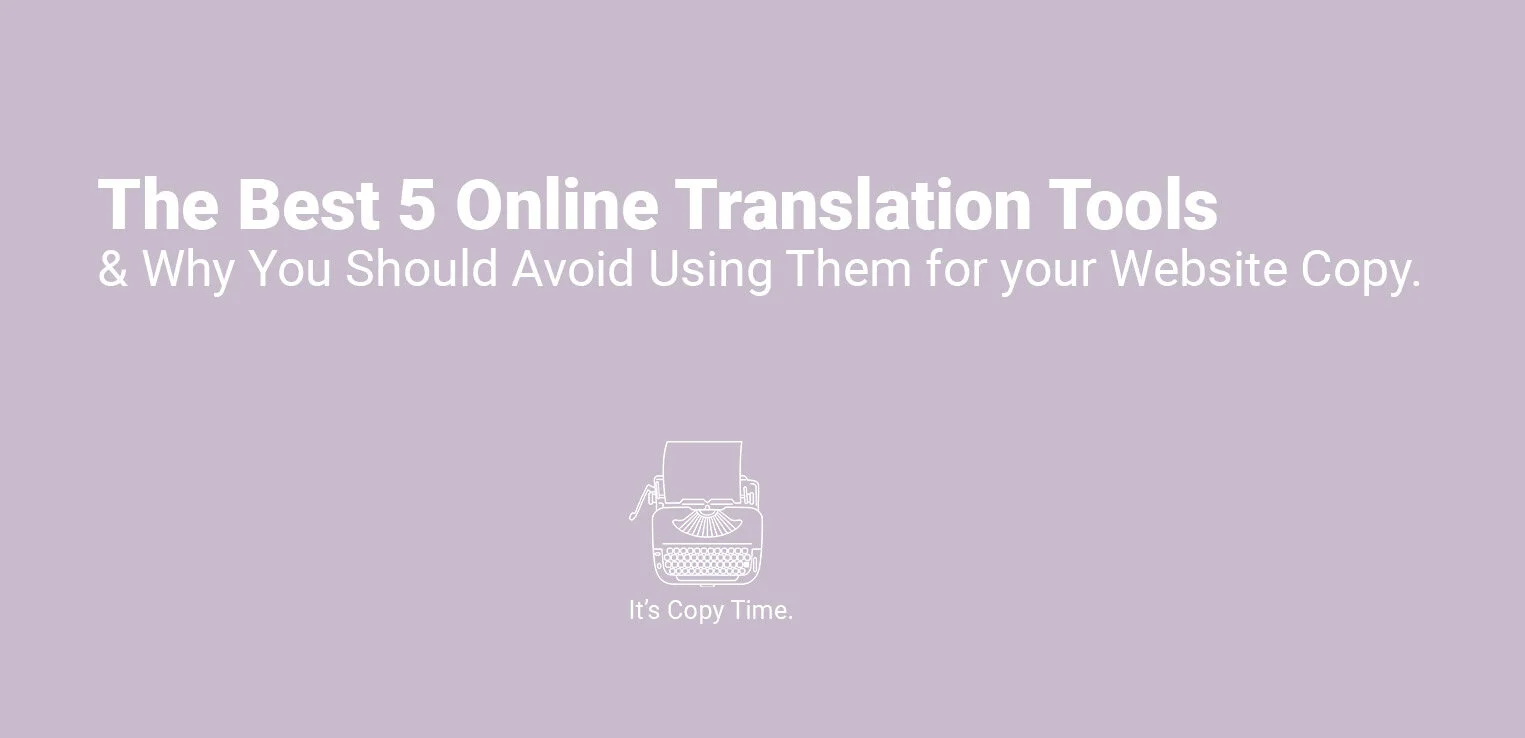 The Best 5 Online Translation Tools — It's Copy Time.