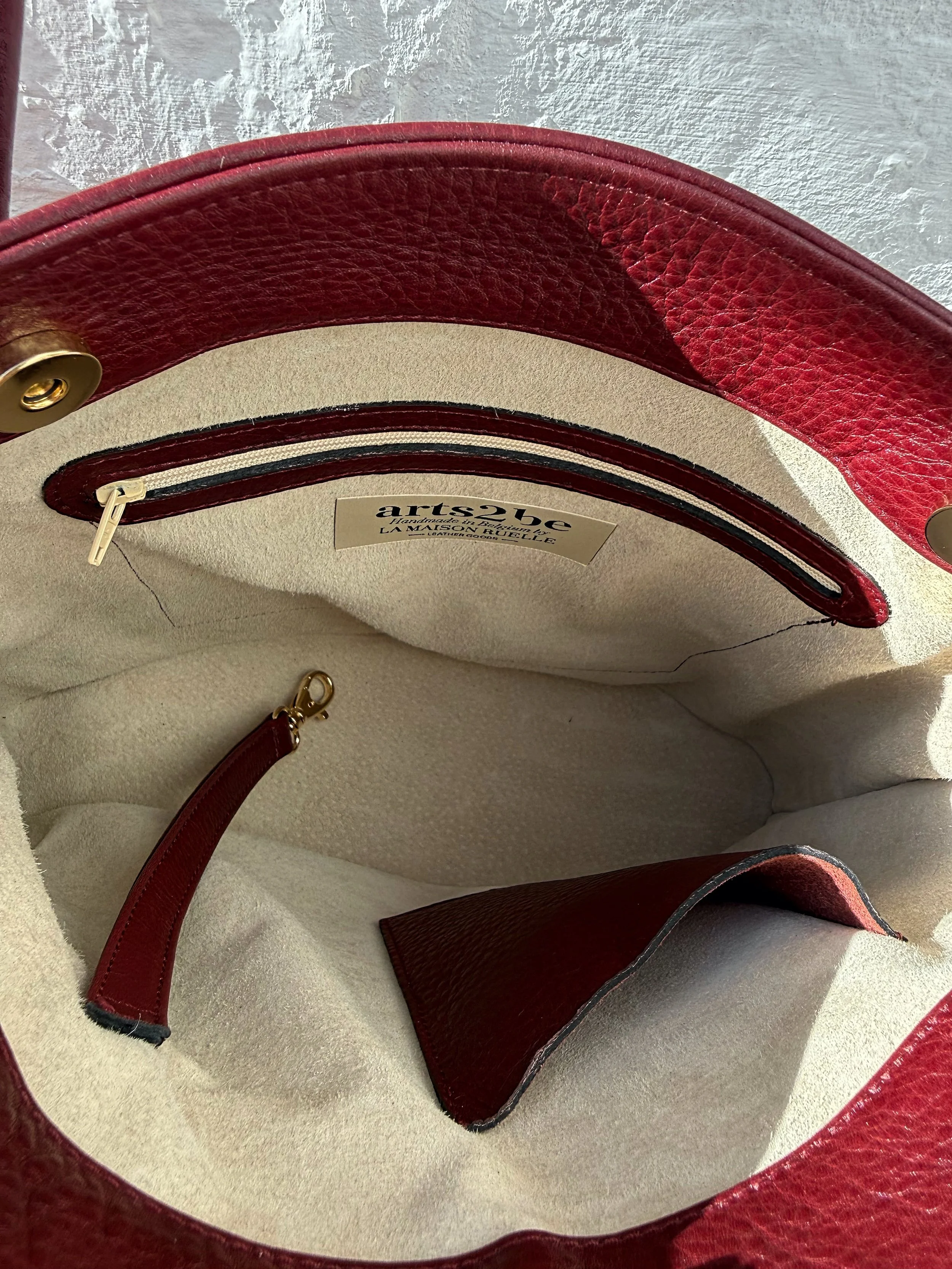 Sac Lara Bordeaux intérieur
