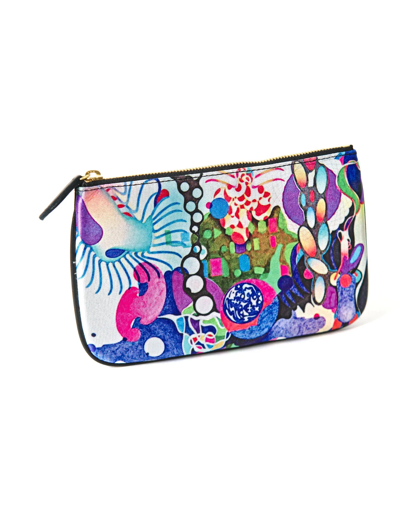 Trousse, oeuvre Samuel Levy, cuir noir