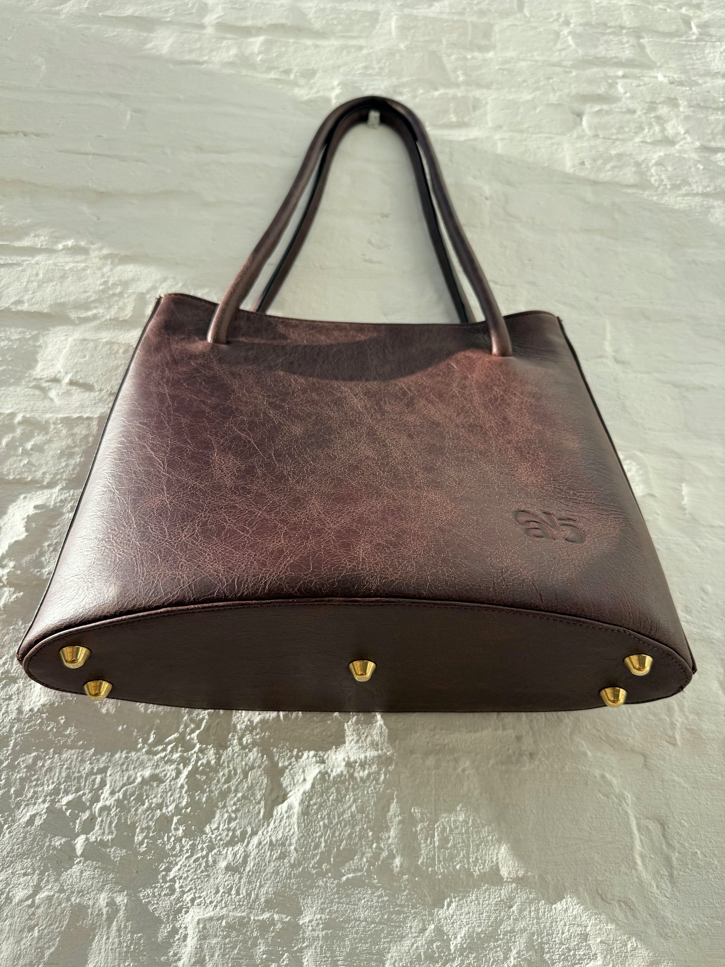 Fond Sac Lara Brun vintage