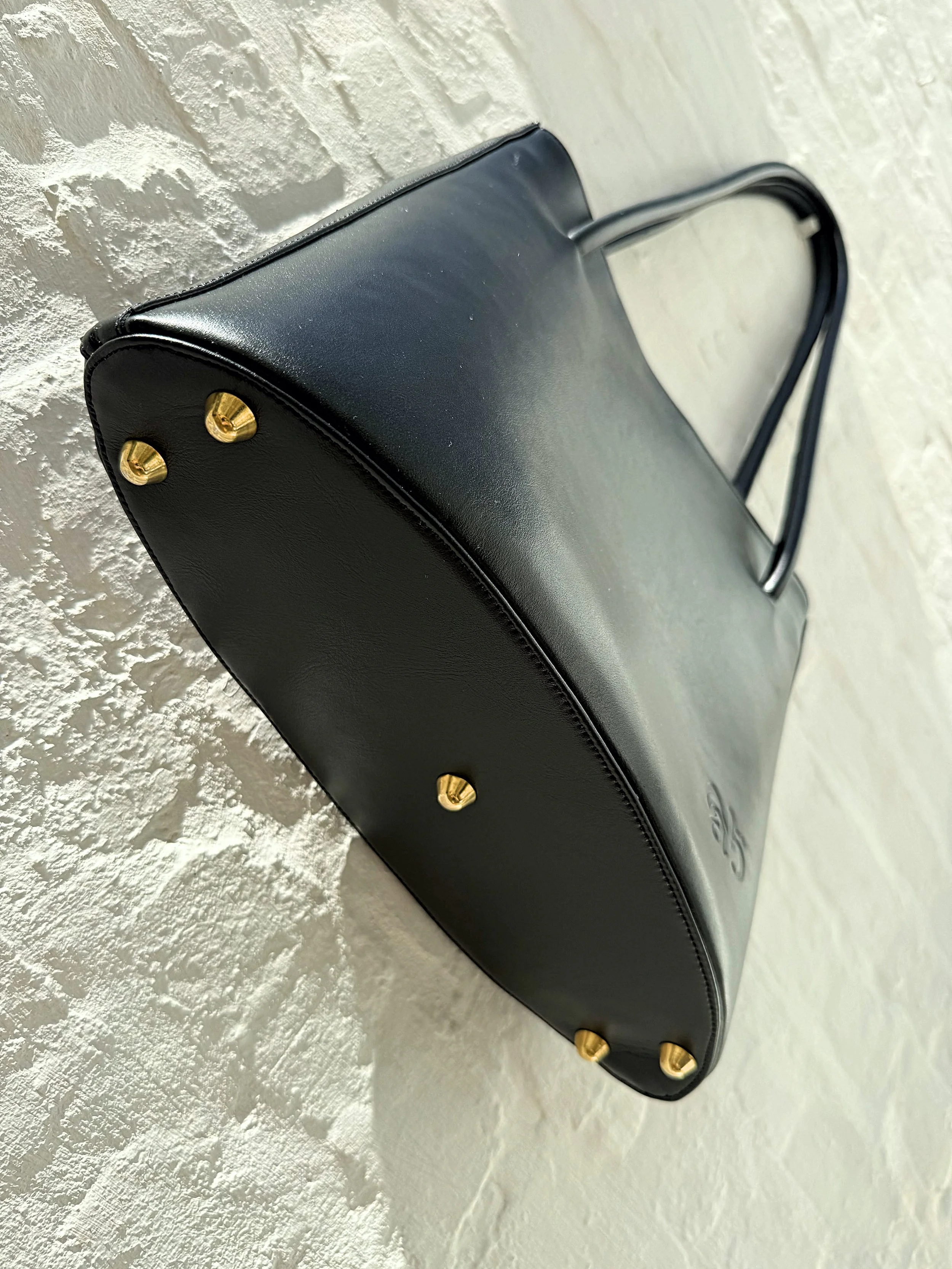 Fond du sac Lara en veau noir