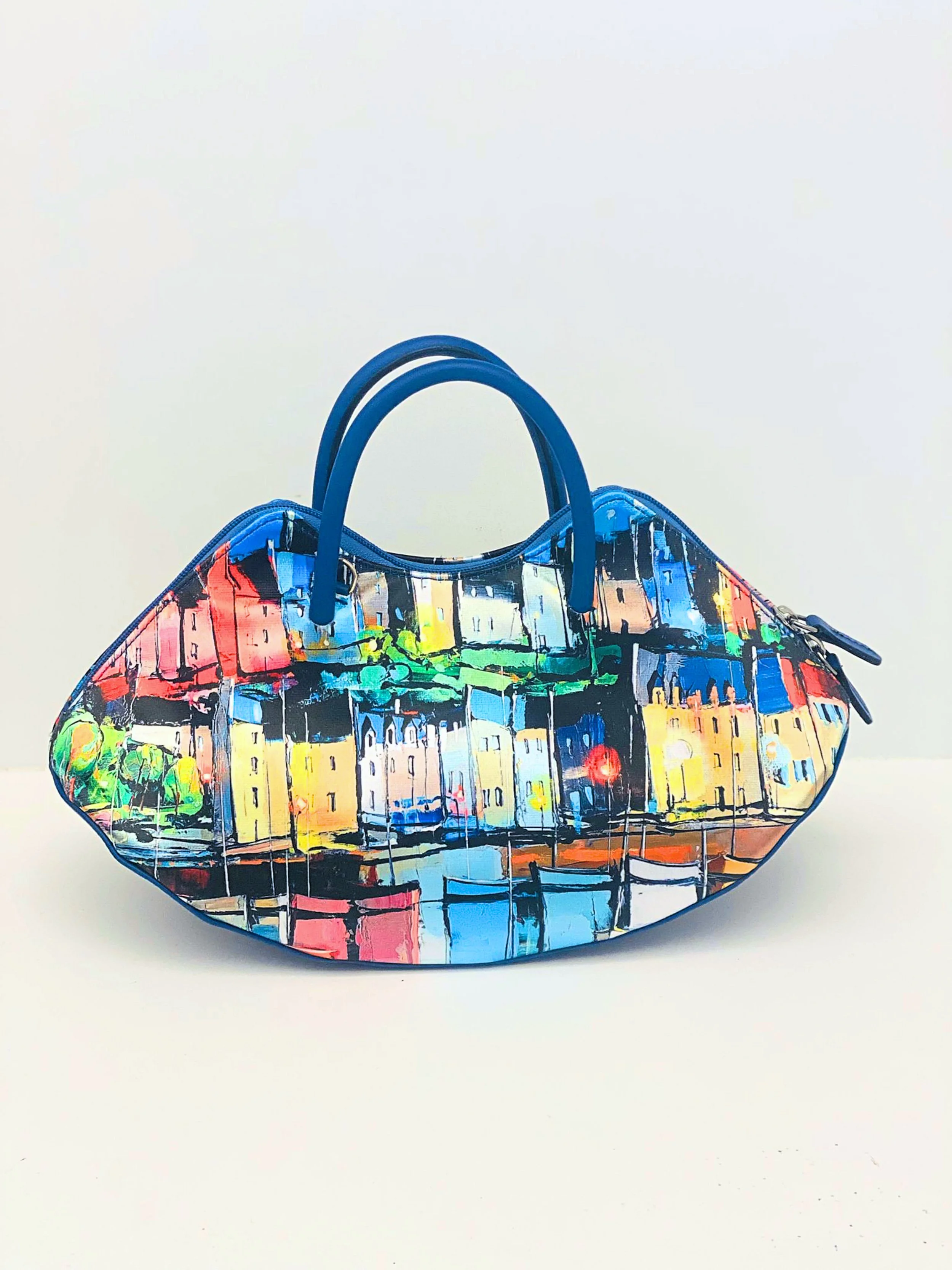 Sac arts2be x Awardt, veau bleu, oeuvre Eric Le Pape