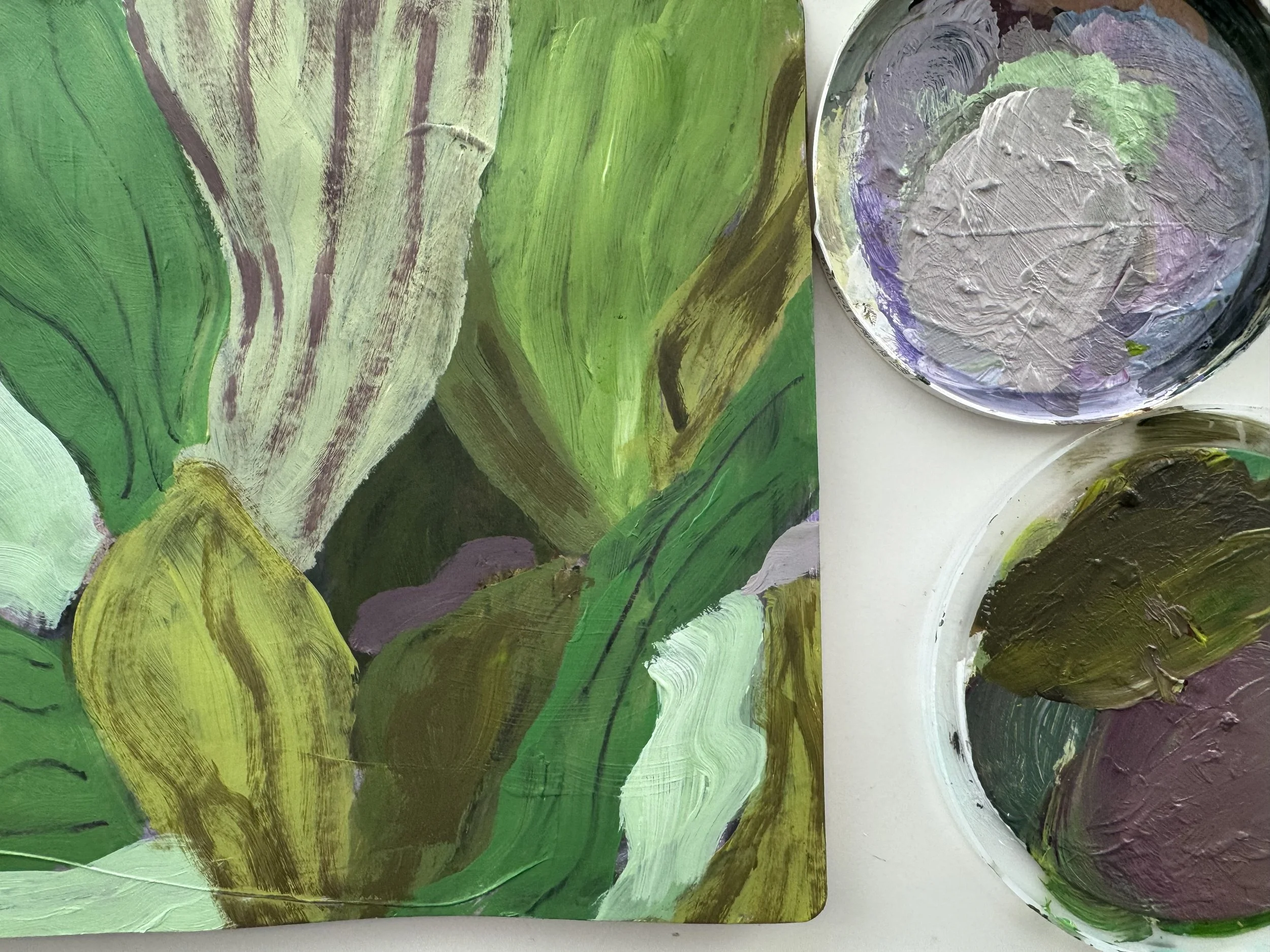 In the Studio: Meandering from Winter into Spring