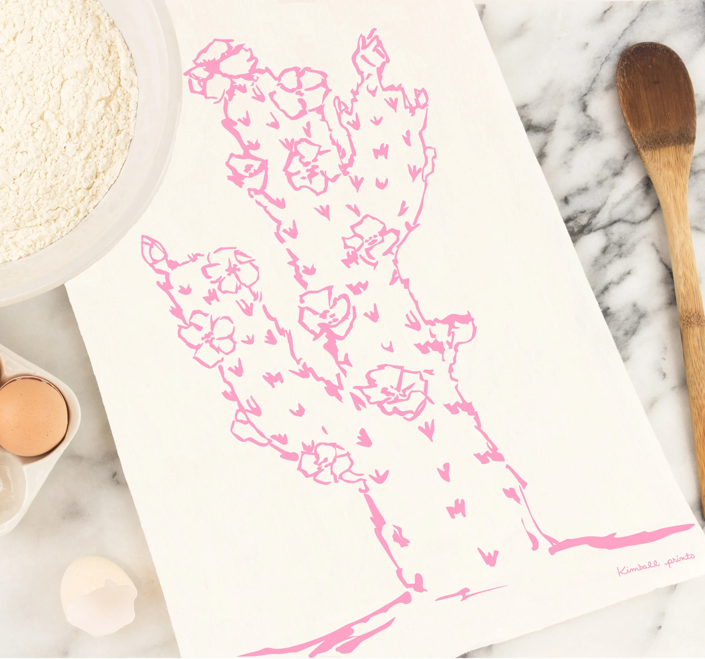 Saguaro Cactus Tea Towel