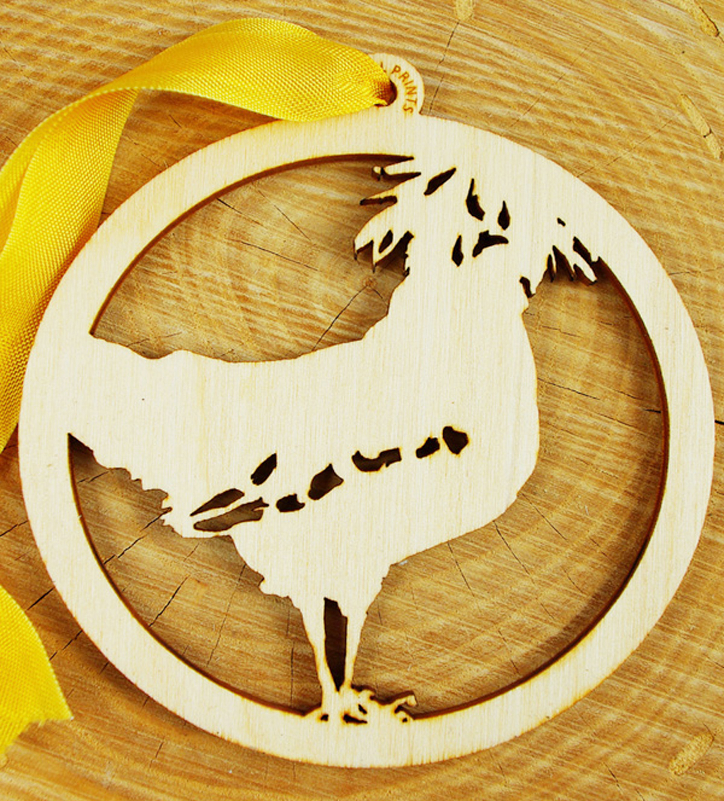 Heirloom Chicken Baltic Birch Ornament