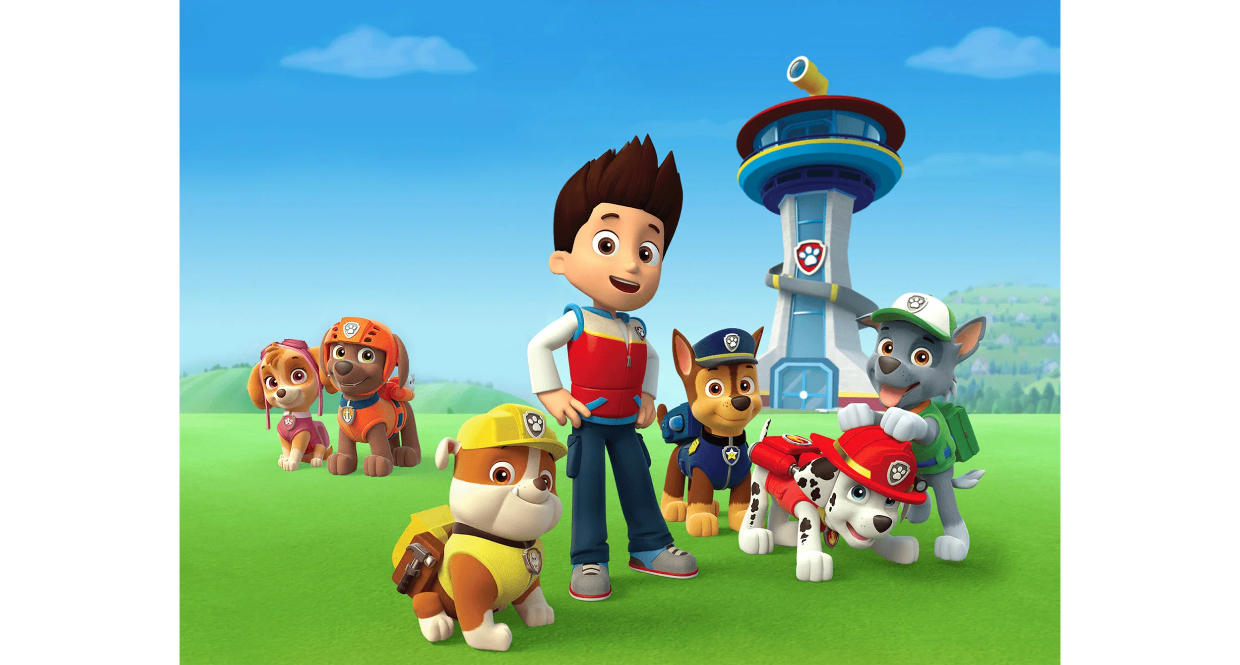 paw patrol lookout tower characters