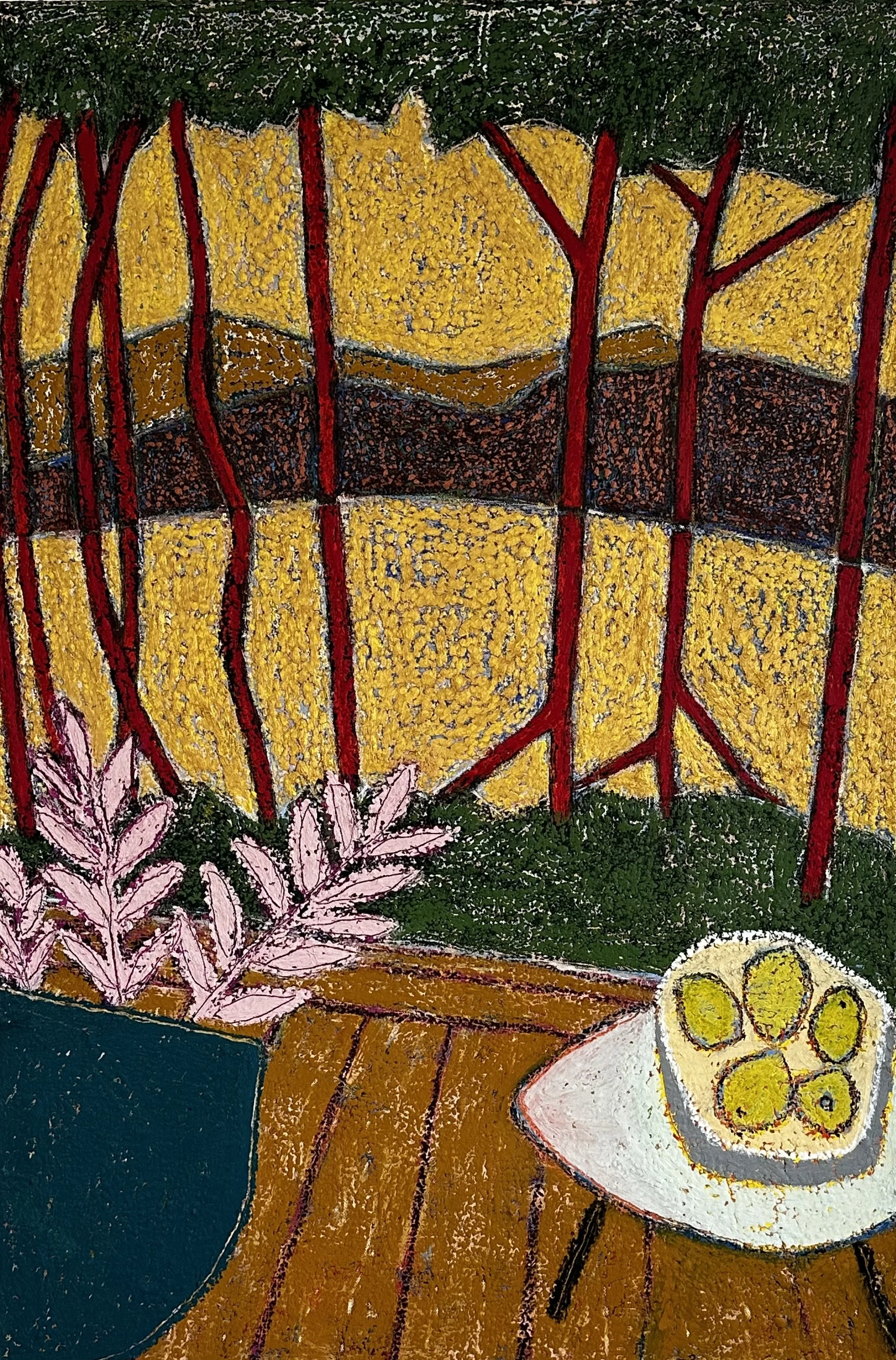 View from the Dock (60 cm x 100cm)