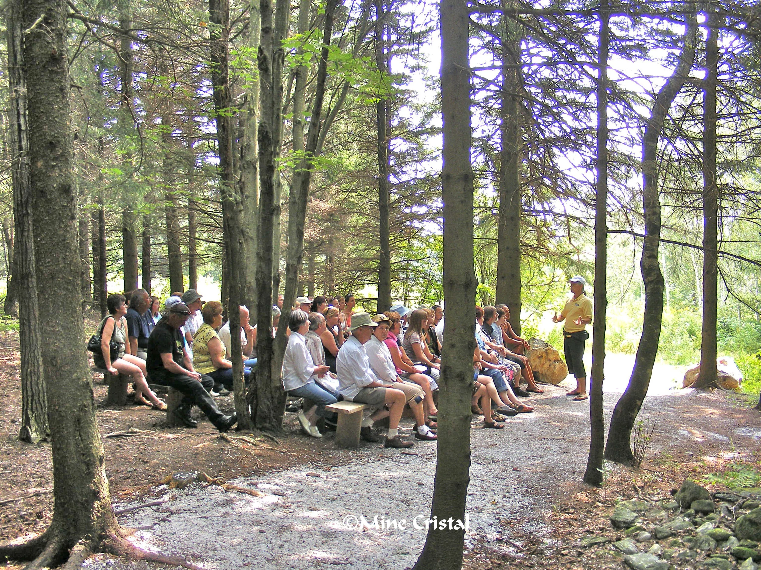 The guide’s lively explanations brought to life the geography, history, geology, mining, industrial uses, technological applications and subtle energies of quartz crystals.
