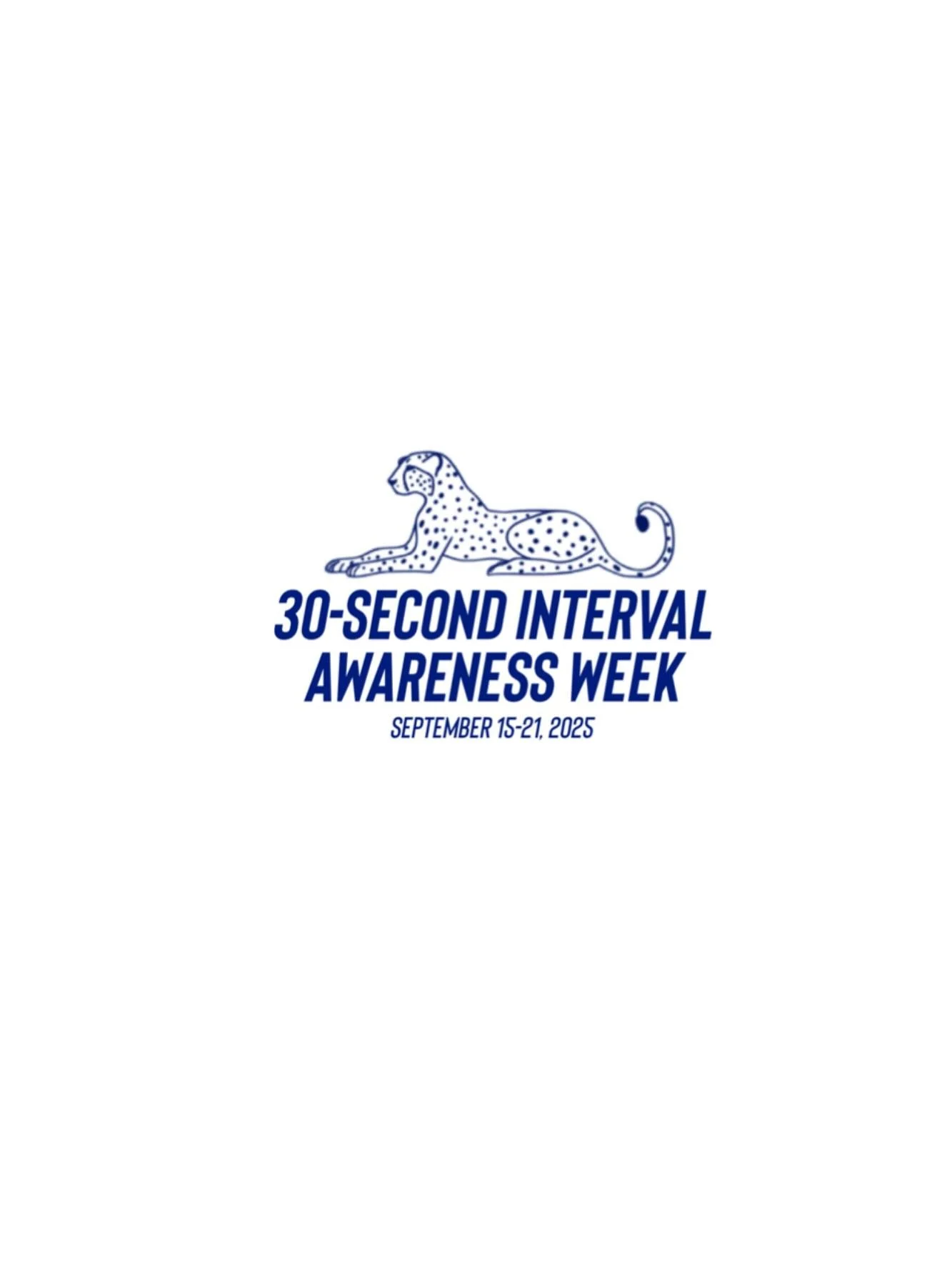 30-SECOND INTERVAL AWARENESS WEEK

From September 5-21, the second run segment in EVERY class will be a 30-second interval set. AND THE CHERRY ON TOP 📣😃🍒 is that we have a bunch of entirely new, exclusively 30-second run segments for you!!! Launch