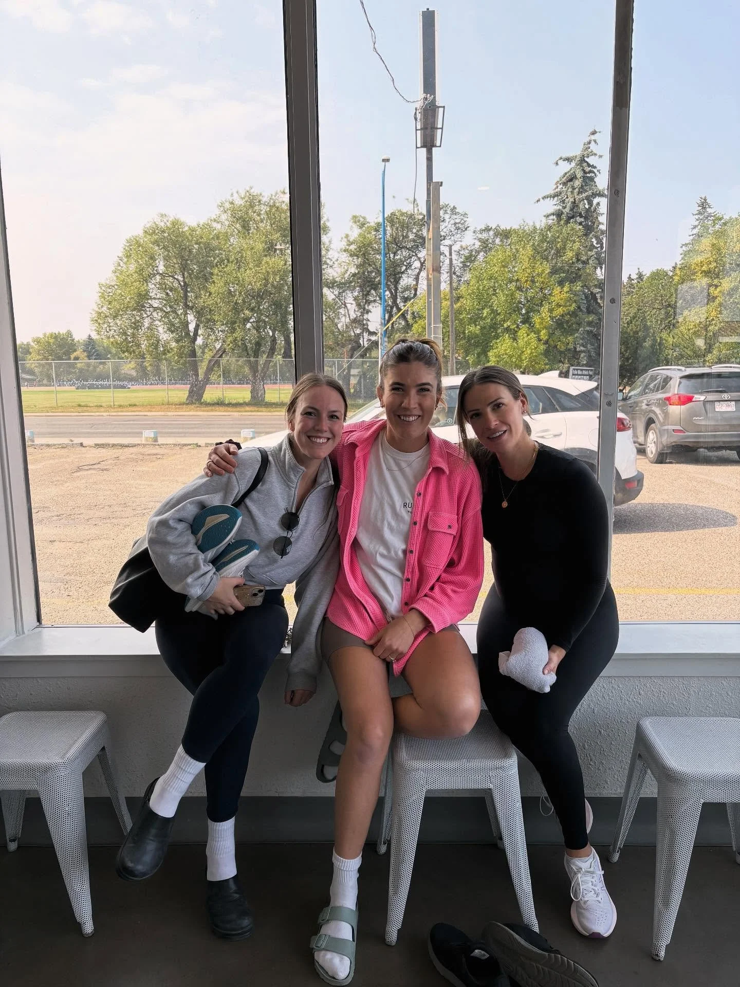A warm (HOT) September ☑️
Surprise run-ins with friends ☑️
30-second intervals ☑️