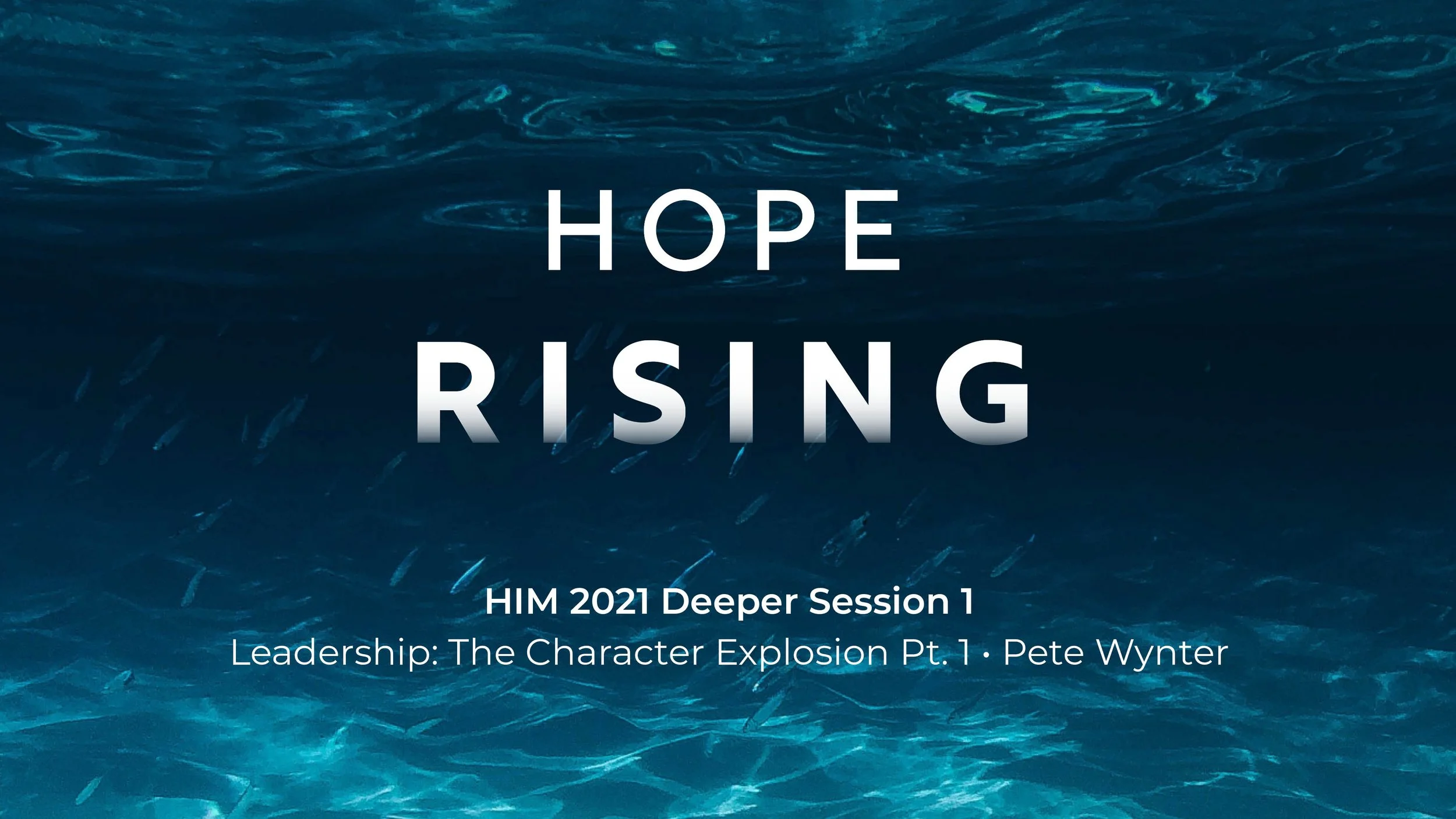 HIM 2021 Deeper Session: The Character Explosion Pt. 1