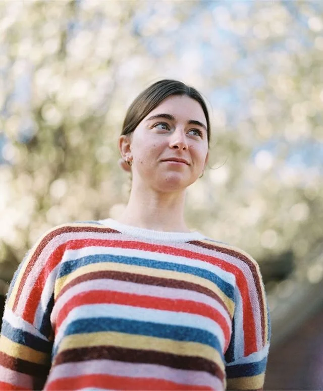 Did a lil photo experiment with @abbyraytrinca ! Medium format film vs digital cropped censor. both shot wide open. #filmisnotdead