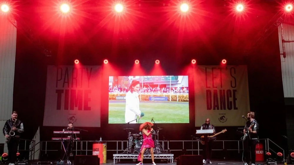 Aintree Grand National festival stage