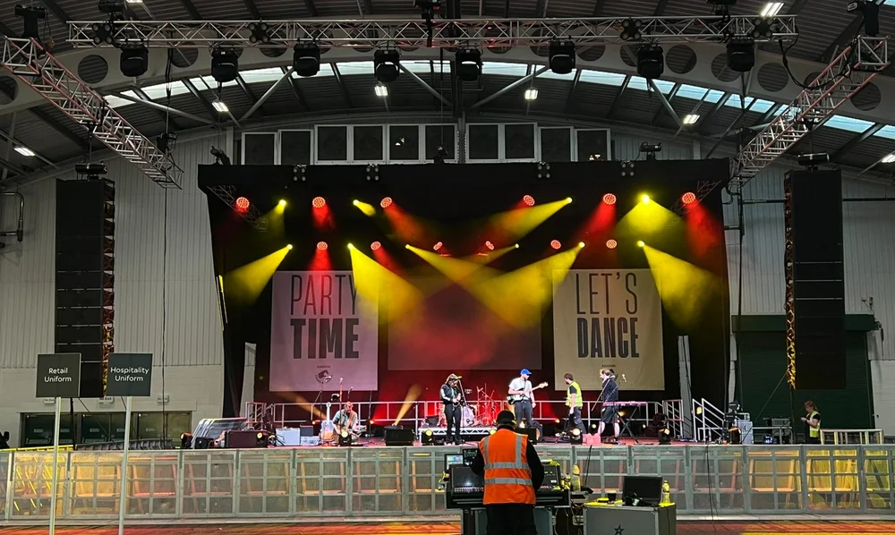 Grand National festival stage 2025
