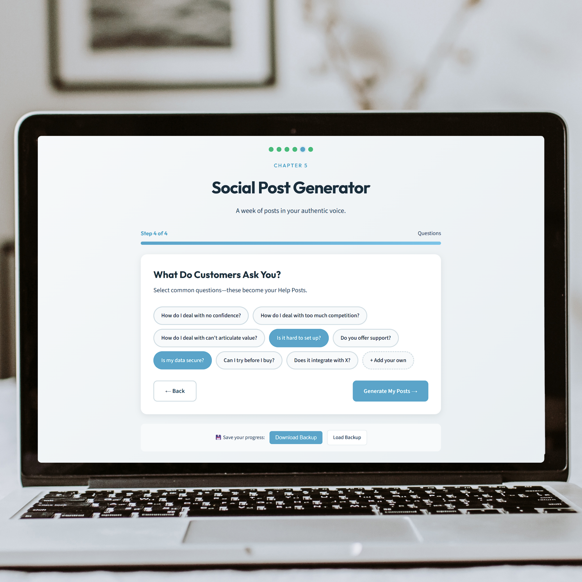 social-post-generator-step-4-customer-questions.png