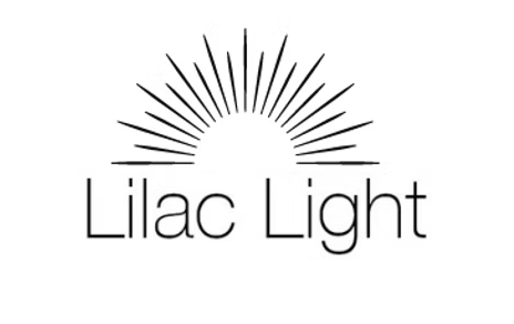 Logo with a stylized sun and the text 'Lilac Light' underneath.