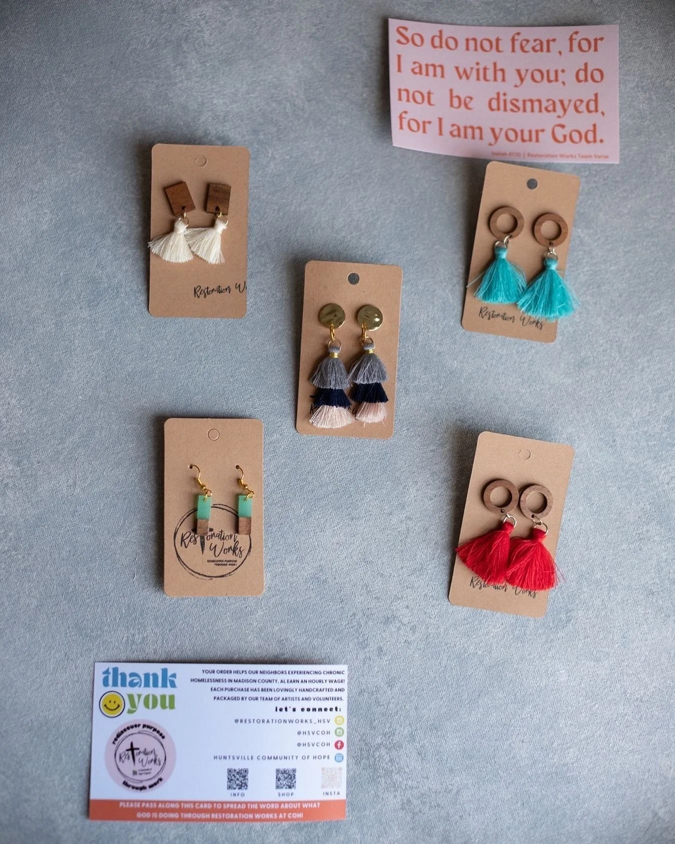 Through Restoration Works, we have been able to create a community of women that work together to create beautiful pieces of jewelry while also earning a wage. We&rsquo;ve loved getting time with these women and being a voice of hope to them!
⠀⠀⠀⠀⠀⠀⠀