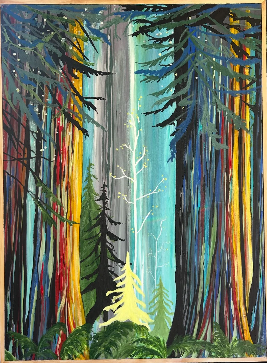 First Friday Featuring Melinda Jones Art and Music by the Linkhorns!