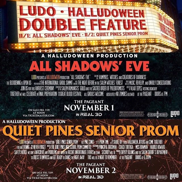 Two shows. One story. No popcorn. All weekend.

Tickets Friday. Shadows eternal.
#halludoween