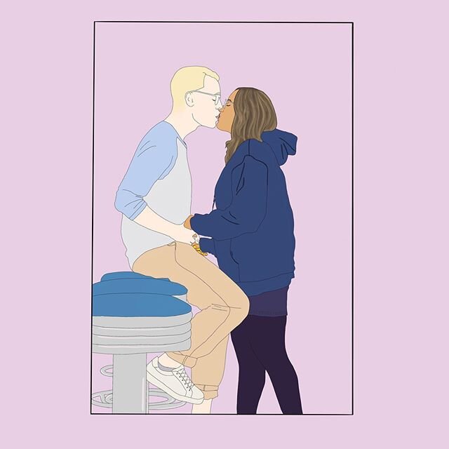 ⁣Her and I❤⠀
⠀
⠀
Thank you so much for making this! Seriously love you guys. If anyone wants custom work like this, hit these queens up!!
⠀
🌼Made by: @corta_zar &amp; @kimberlylll ⠀
⠀
⠀
⠀
⠀
⠀
⠀
⠀
⠀
#art #artist #madeinnyc #la #portrait #localartist 