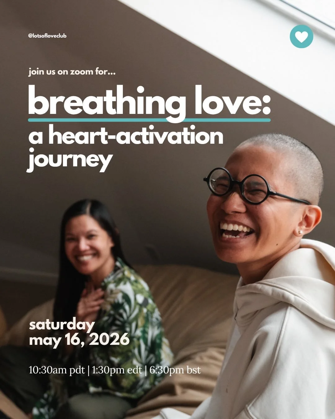 through guided breathwork and heart chakra energy work led by @mysticalbutterfly_1111 and @createwithro, this 1.5 hour virtual session invites you to soften, release, and expand into a deeper connection with yourself 🤍  this is for curious adults wh