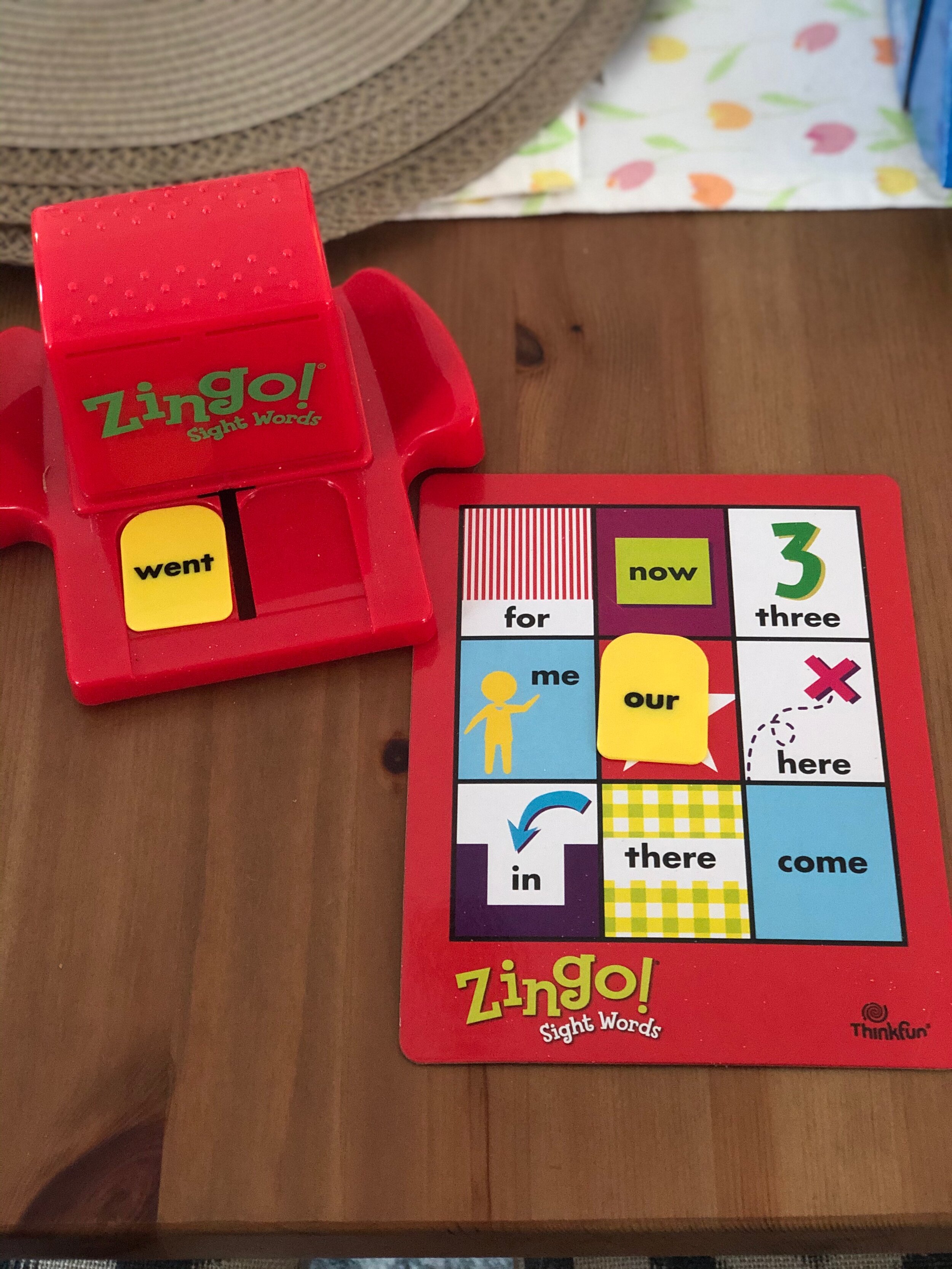 Zingo! Sight Words game 