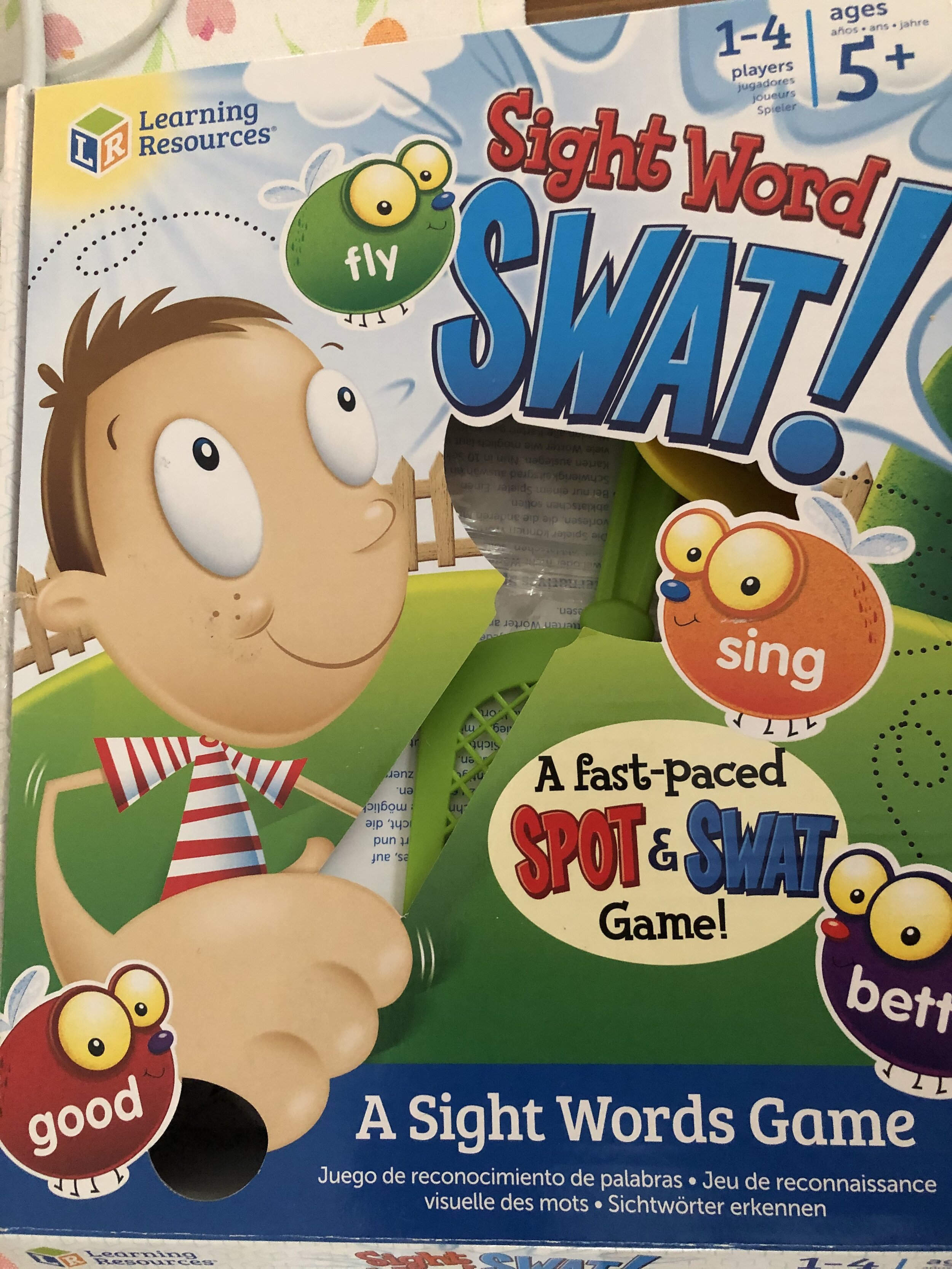 Swat Sight Word Game