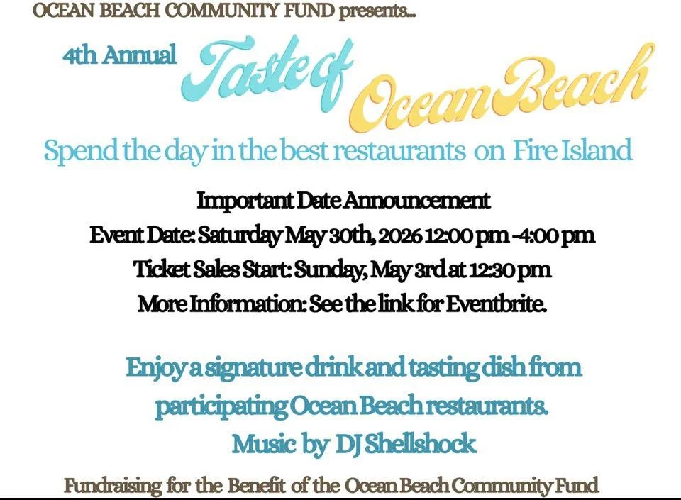 “Taste of Ocean Beach” - Ocean Beach Community Fund 