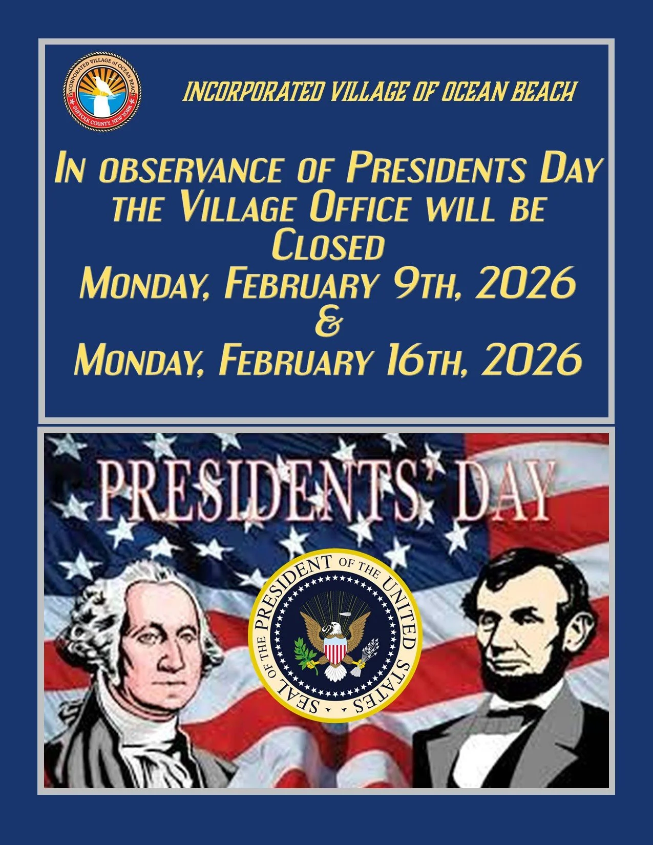 President's Holidays-Office Closed 2026.jpg