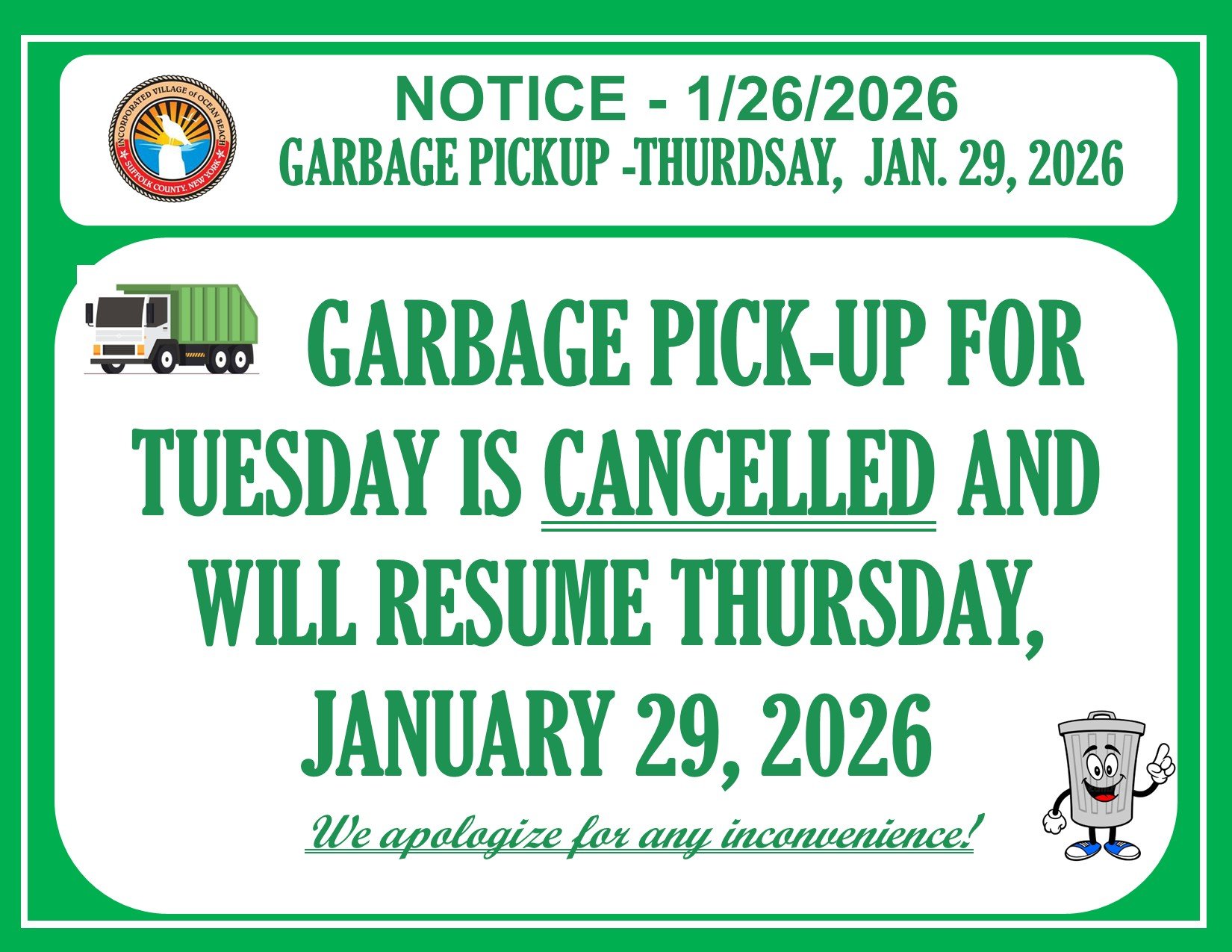 NOTICE - Garbage 1-26-2026.jpg