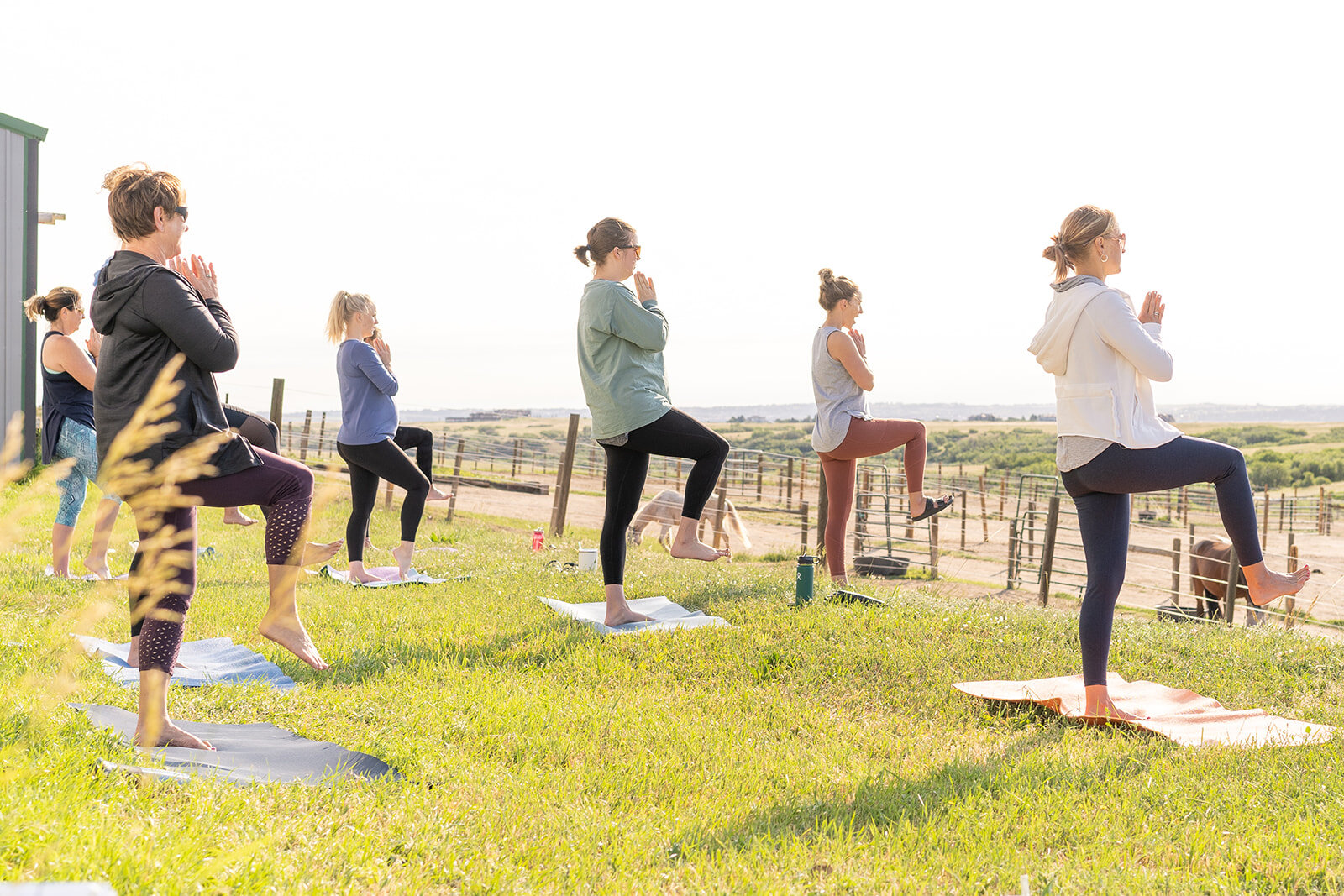 Outdoor Yoga Social Distancing