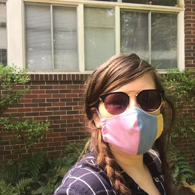 Quarantine lewk by @cherry_thing (hand sewn, hand dyed, usps delivered)