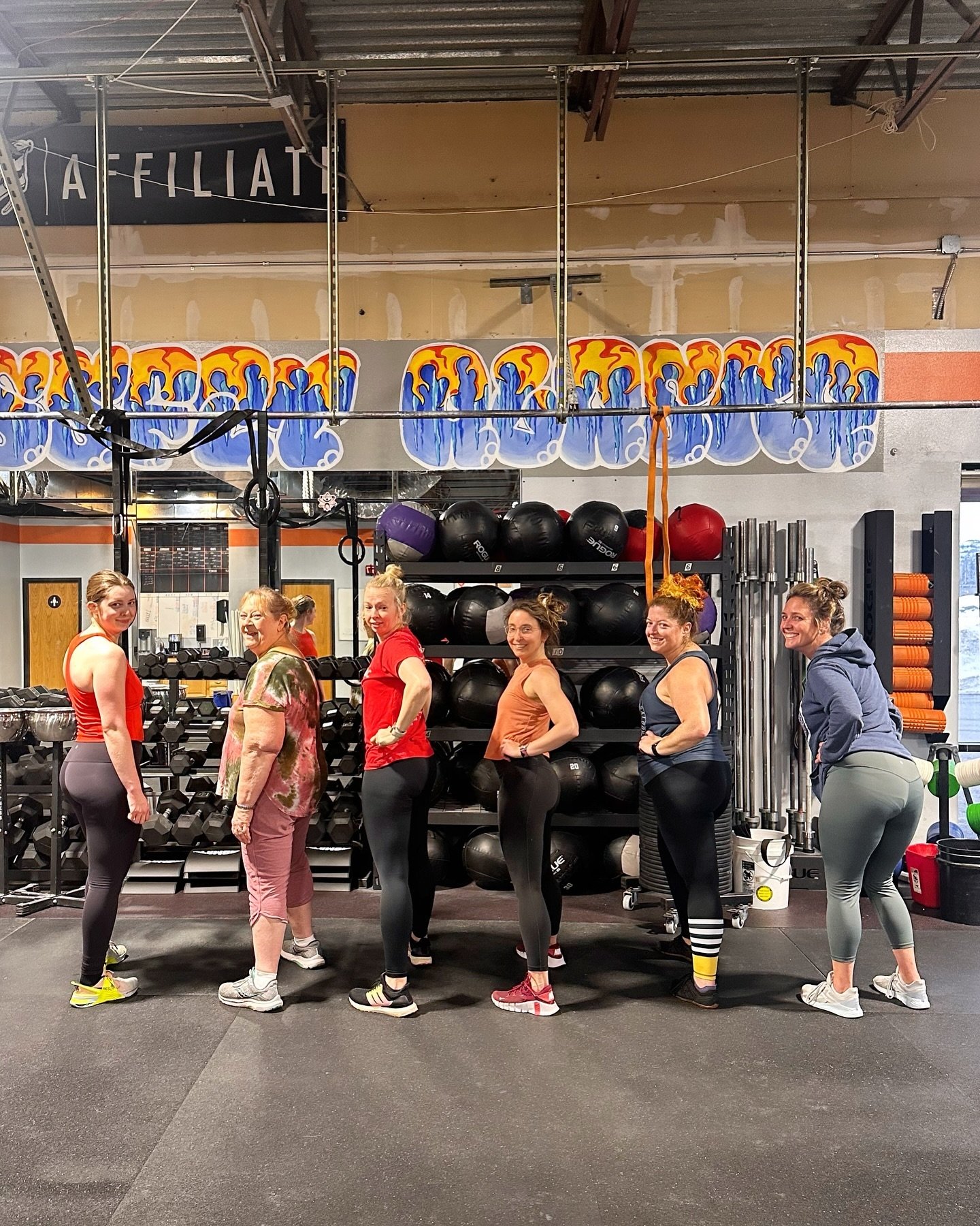 Welcome Sammy &amp; Kim from March Foundations.  A little booty work today at 7am. You both did great &amp; fit right in. Fun fact: after every foundations course, you also get an unlimited month of CrossFit thereafter to find your groove &amp; time 