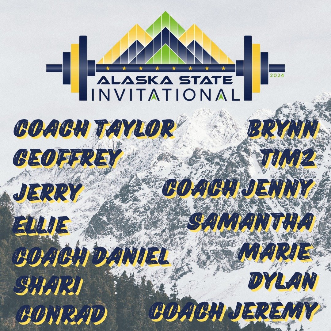 Shout out to the TCFAK athletes and coaches who qualified for this years Alaska State Invitational!!! Let's show up and show support for all of our athletes who will be competing this Saturday, May 4th starting at 9:30am at CrossFit Northern Exposure