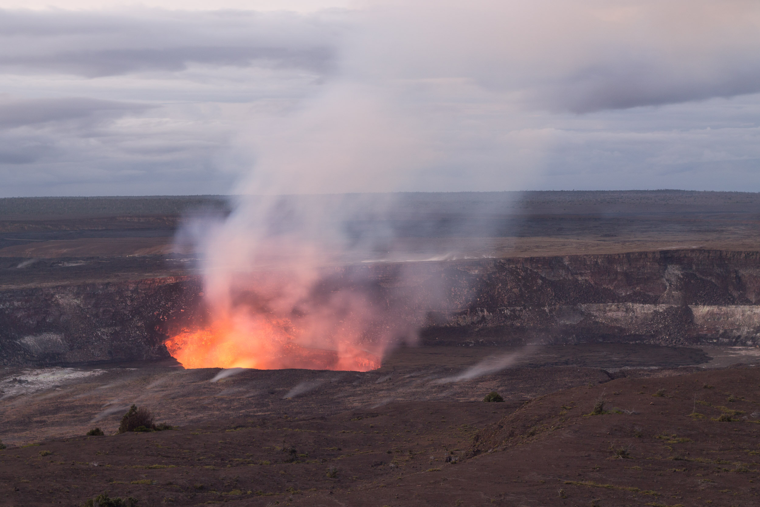 Lava flows from Kilauea Volcano, Big Island, Hawaii