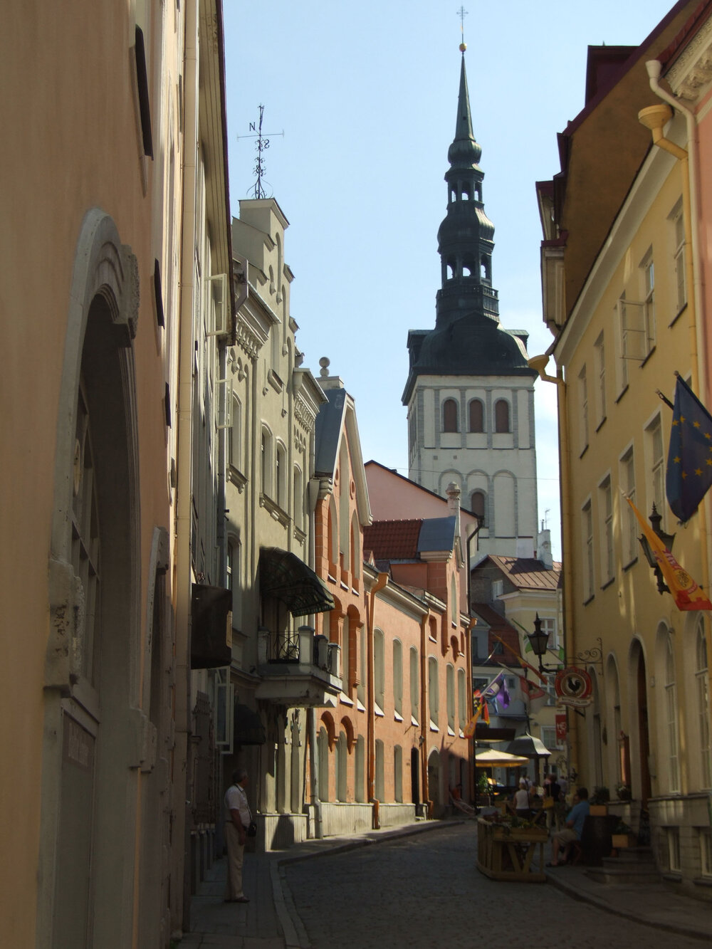 Rataskaevu Street, Tallinn, Estonia.