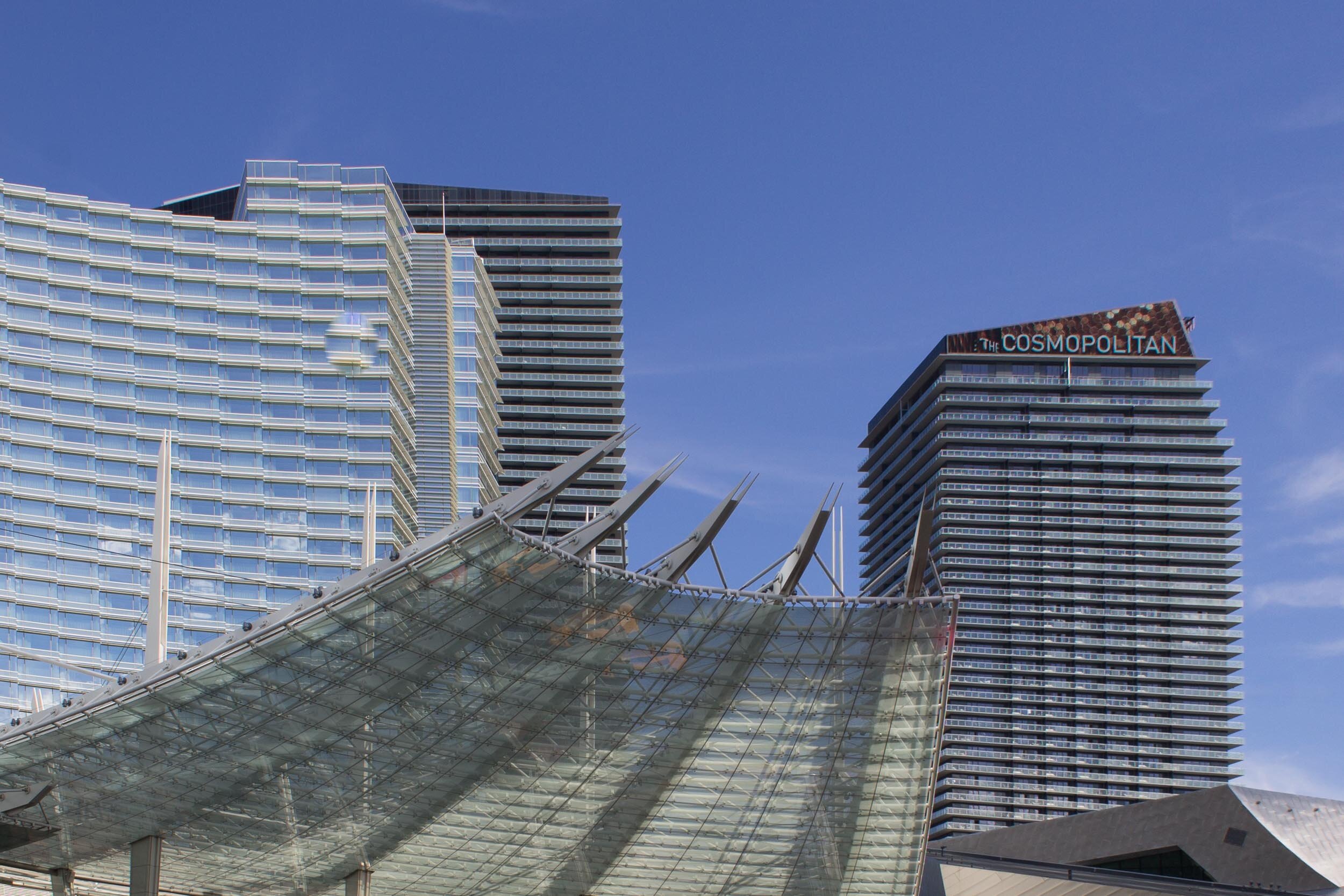 Aria Resort and Casino and the Cosmopolitan
