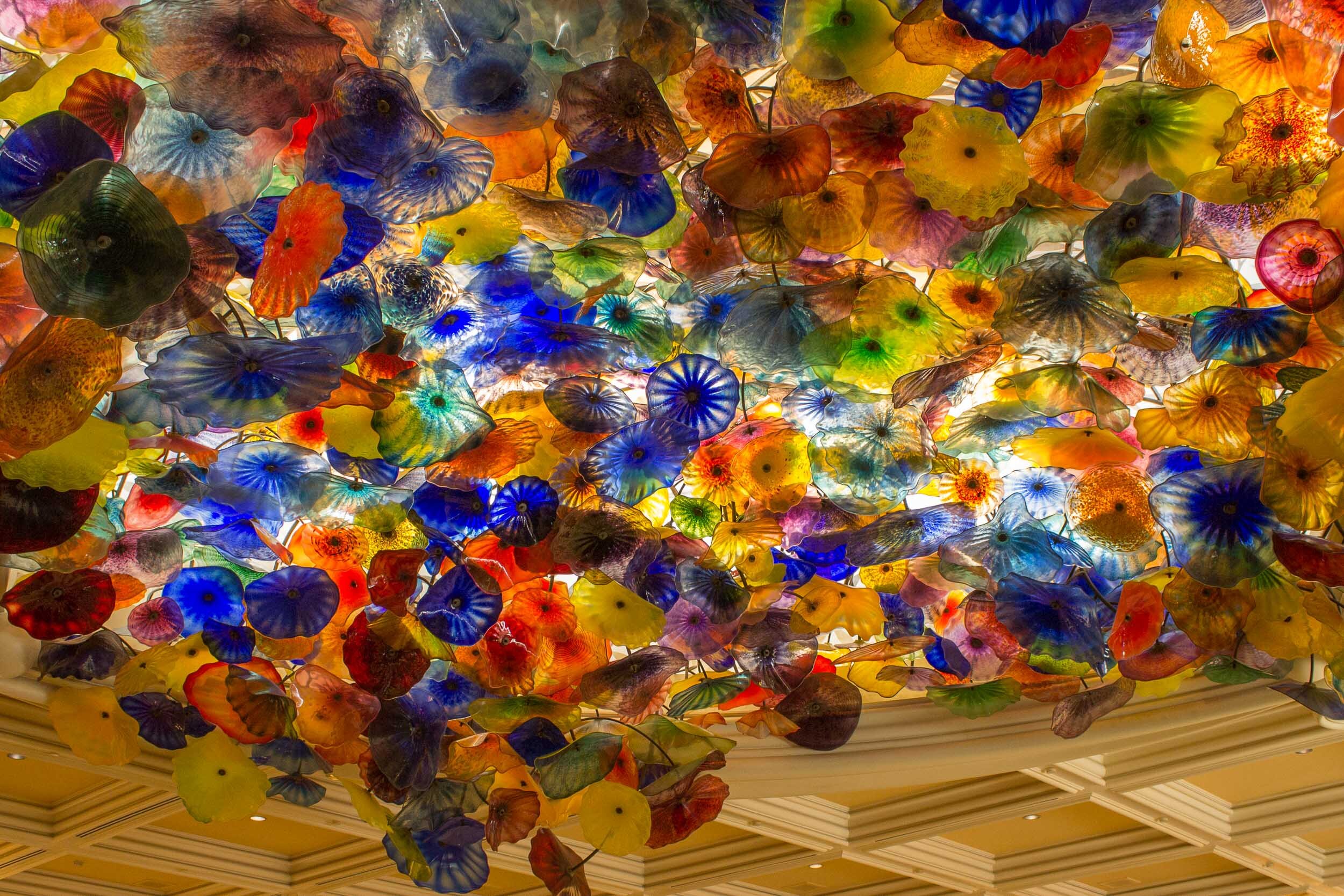 Dale Chihuly Ceiling at Bellagio