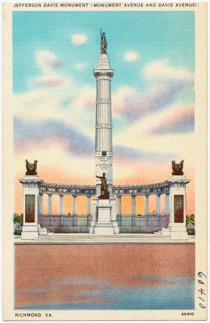 Jefferson Davis on Monument Avenue