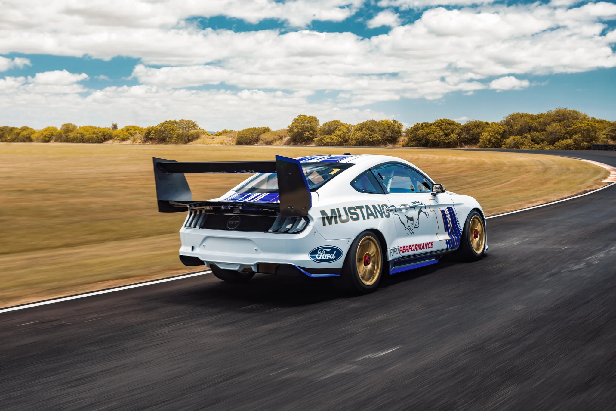 Mustang Supercar on track - Back view 3.JPG