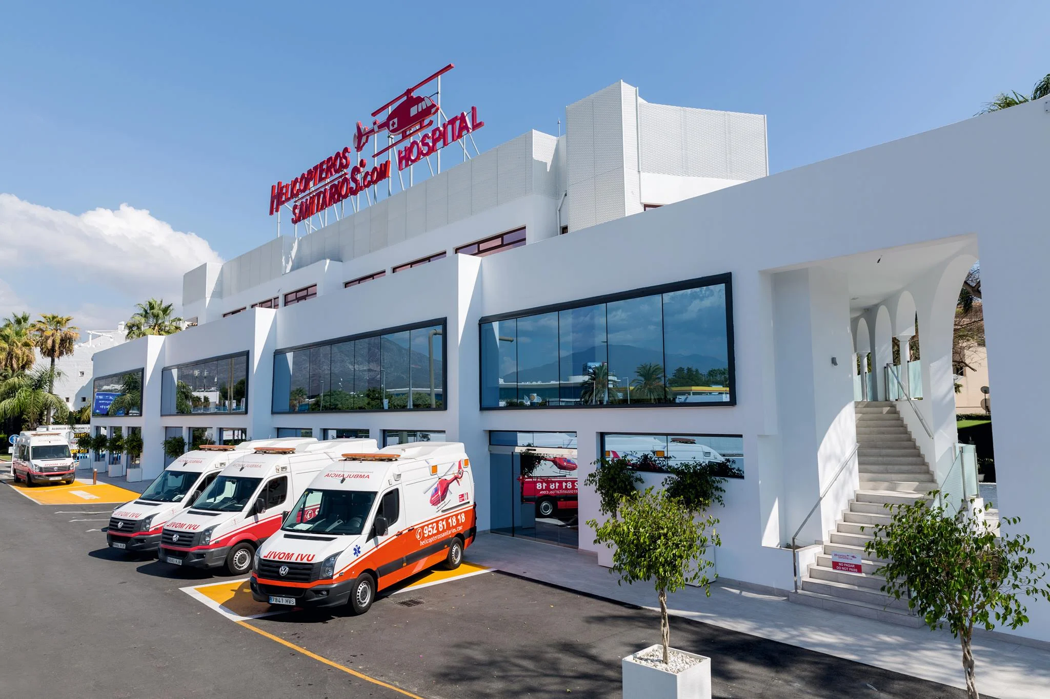 HELICOPTEROS SANITARIOS HOSPITAL Puerto Banús - Marbella