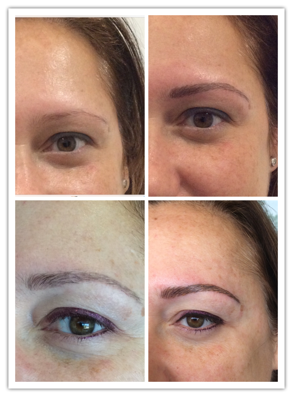 Example how the color ages after 2 years only loses color, but does not turn red, orange or purple. And with one session we refresh color and intensity.