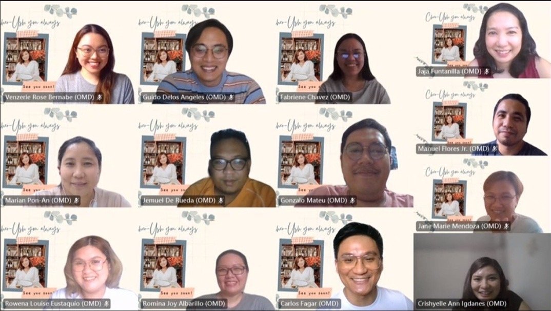  My virtual send-off! OMG seeing my face all over was uncomfortable! 